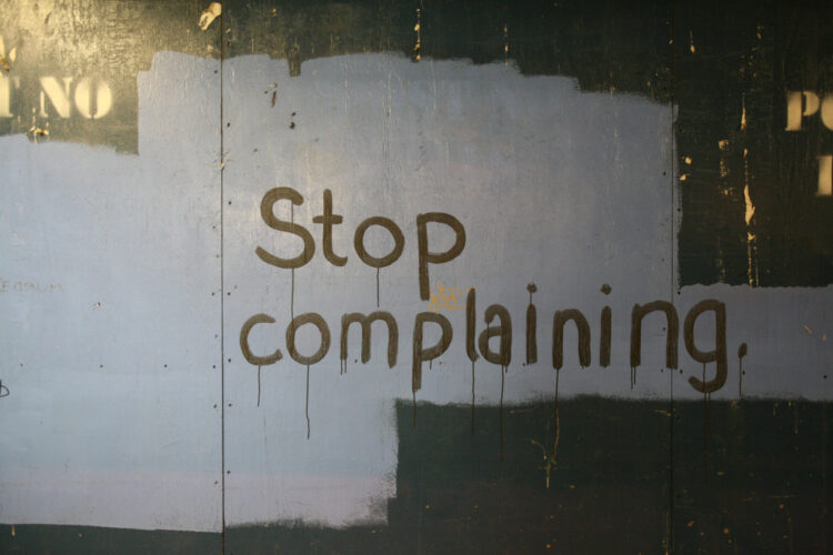 One of the Few Things I Complain About: Complaining