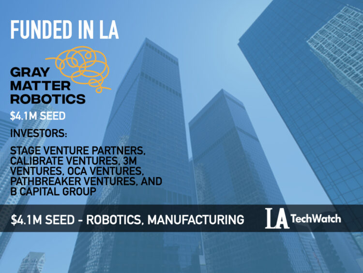 GrayMatter Robotics Raises $4.1M For its Operating System That Powers Robots for Manufacturing Applications
