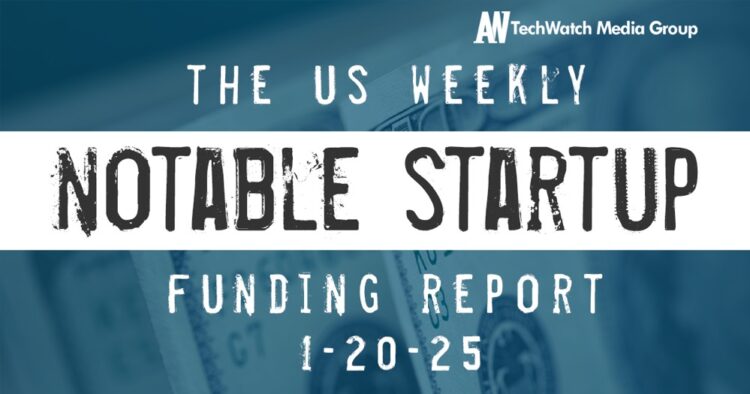 The Weekly Notable Startup Funding Report: 1/20/25